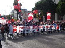 CONTRA LOS RECORTES Y EN DEFENSA DE LO PÚBLICO